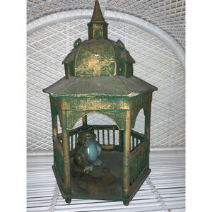 Unbranded Green Gold Gazebo Decor One Size